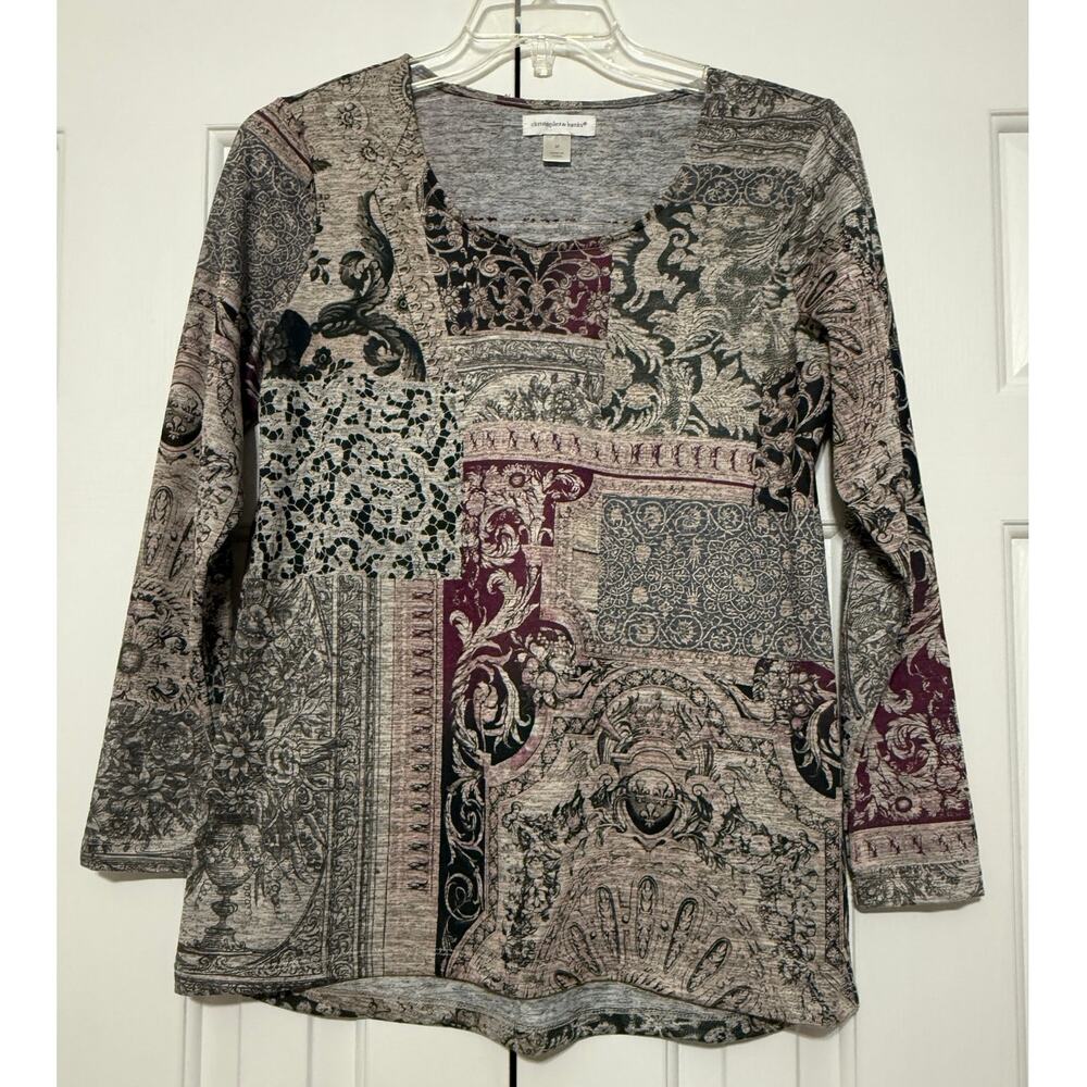 Christopher & Banks Long Sleeve Tunic Top, Size M